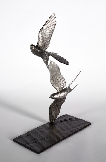Flight of Love by Michael Simpson - Stainless Steel Sculpture